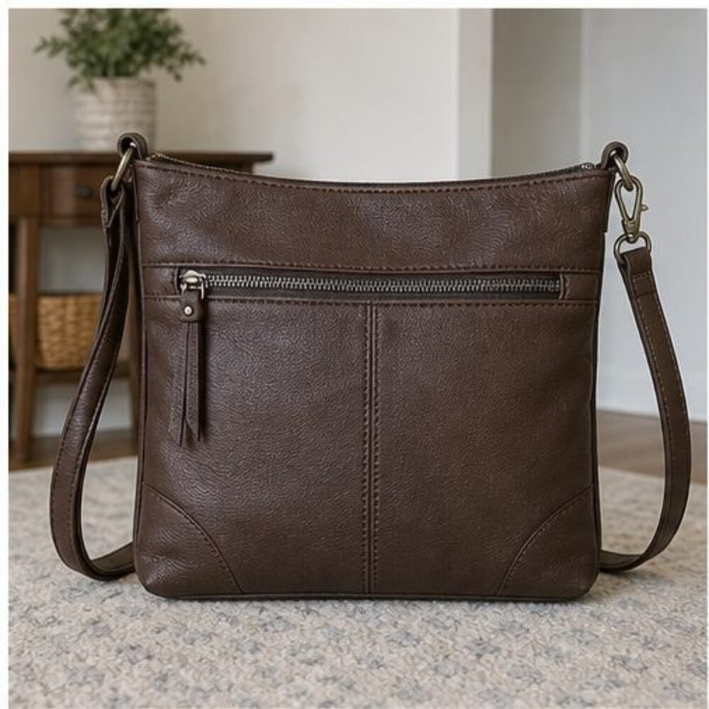 Espresso Vegan Leather Bag